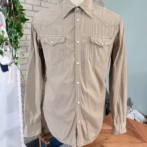 True Religion Western-Inspired Button-Up Shirt | Men’s Large